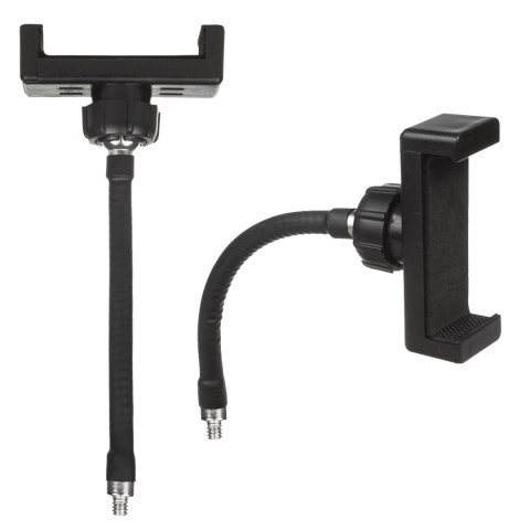 Lampa pierścieniowa LED Maclean,ze statywem, 1,1m, 10", 12W, samowyzw. BT, barwy 3000K-6500K jasności 10-100%, MCE610