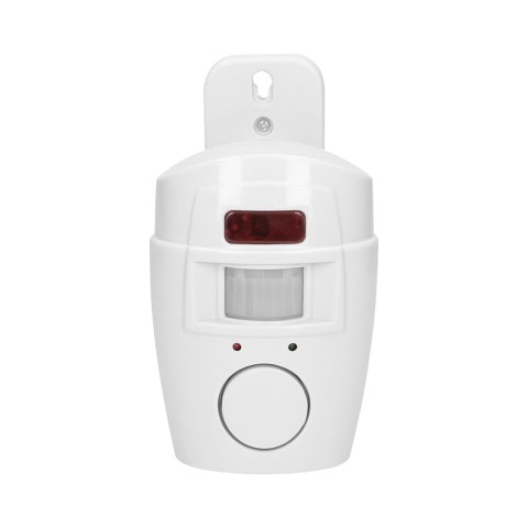 Mini alarm bezprzewodowy z wbudowaną syreną sterowany pilotem, 6m, bateryjny, 2 piloty