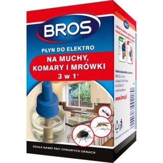 Płyn do urządzenia Bros Elektro 3w1 na muchy, komary, mrówki