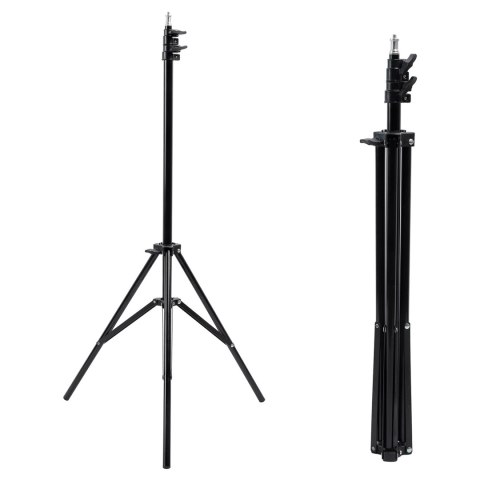 Statyw Maclean, do lampy pierścieniowej, LED 12", max. wysokość 200cm, max. obciążenie 3kg, MC-163