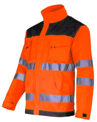 Bluza ostrzeg. czarno-pomarańczowa, "2xl", ce, lahti