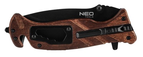 Nóż survivalowy składany  22 cm, 6 w 1