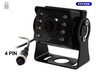 Samochodowa kamera cofania ahd 4pin quad noktowizyjna 140st ip67 ccd sony