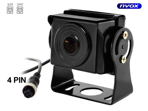 Samochodowa kamera cofania ahd fullhd 140st 4pin quad cmos sony 12v 24v