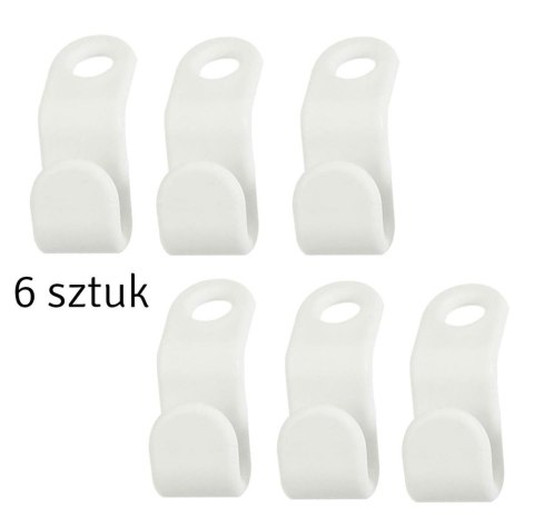 AG17E Haczyki na wieszak 6szt