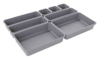 AG641B Modułowy organizer 8szt szary