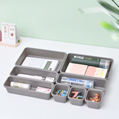 AG641B Modułowy organizer 8szt szary