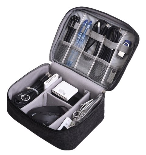 TR12B Torba pokrowiec na kable black