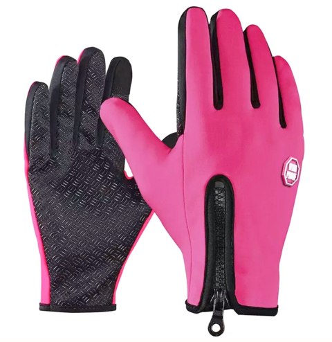 BQ19N Rękawiczki sport m dotyk pink
