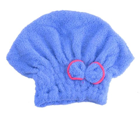 BQ22A Czepek do suszenia włosów blue
