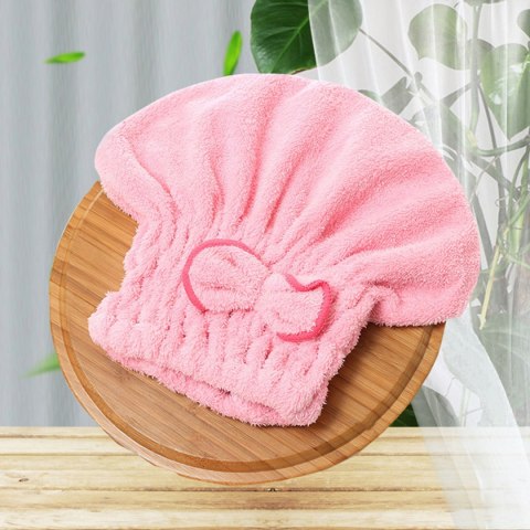 BQ22B Czepek do suszenia włosów pink
