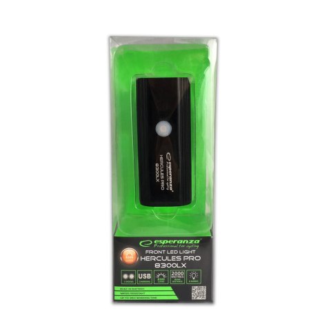 EOT065 Esperanza profesjonalna lampka rowerowa led na przód hercules pro 8300 lx