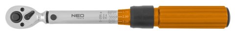Klucz dynamometryczny dwukierunkowy 1/4", 5-25Nm, zestaw 21 szt.