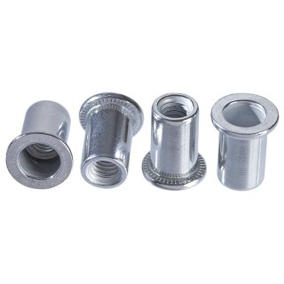 Nitonakrętki aluminiowe M4, 20 szt