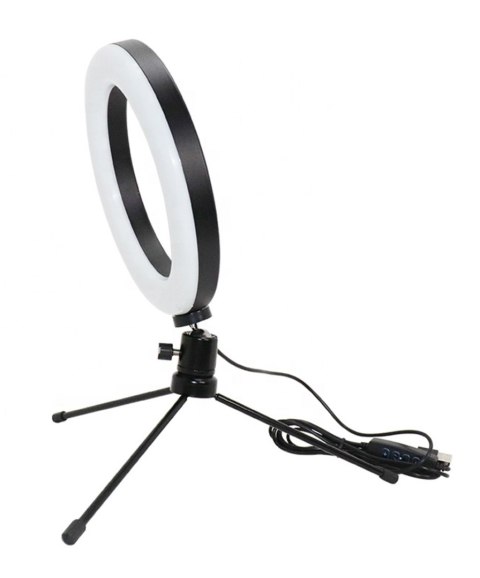 ZD67B Lampa pierścieniowa 16cm led staty