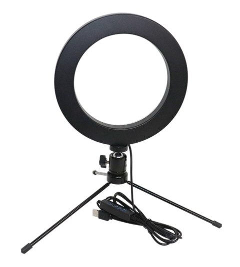 ZD67B Lampa pierścieniowa 16cm led staty