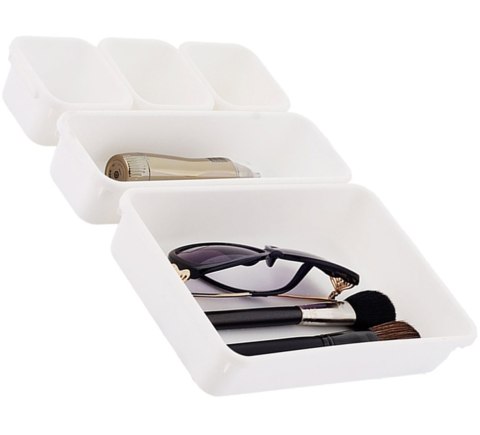 AG641C Modułowy organizer 8szt biały