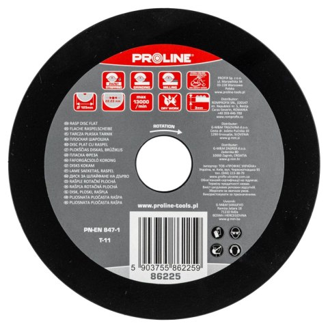 Tarcza płaska tarnik grube zęby 125mm proline