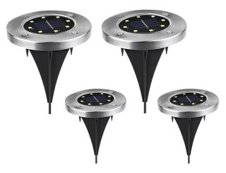 ZD50J Ogrodowa lampa solarna 8led zestaw 4szt