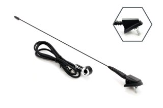 Antena samochodowa 41 cm 5mm adapter ant01 amio-01048