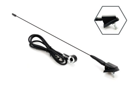 Antena samochodowa 41 cm 5mm adapter ant01 amio-01048