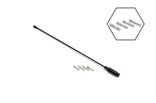 Antena samochodowa maszt anteny 4 adaptery antm06 amio-01508