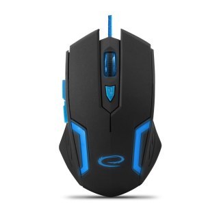 EGM205B Mysz przewodowa dla graczy 6D optyczna USB MX205 Fighter NIEBIESKA