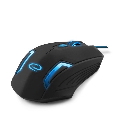 EGM205B Mysz przewodowa dla graczy 6D optyczna USB MX205 Fighter NIEBIESKA