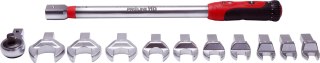 Klucz dynamometryczny 1/2" 40-200nm z końcówkami, proline hd