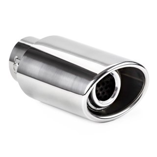 Końcówka tłumika wydechu stal nierdzewna mt 003 chrom amio-01303