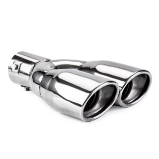Końcówka tłumika wydechu stal nierdzewna mt 010 chrom amio-01310