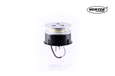 Lampa ostrzegawcza błyskowa kogut 39 led flex r65 r10 12v 24v war09p amio-01501