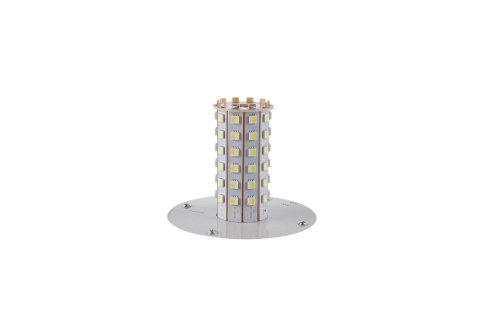 Lampa ostrzegawcza błyskowa kogut 80 led magnes r10 12v 24v w09m amio-01502