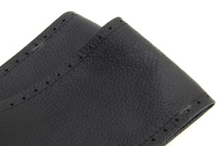 Pokrowiec sznurowany skórzany na kierownicę samochodową l 41-43cm amio-01762