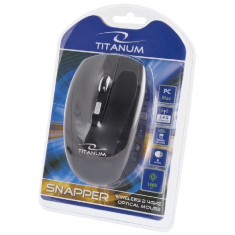 TM105K Mysz bezprzewodowa 2.4GHz 6D optyczna USB Snapper Titanum