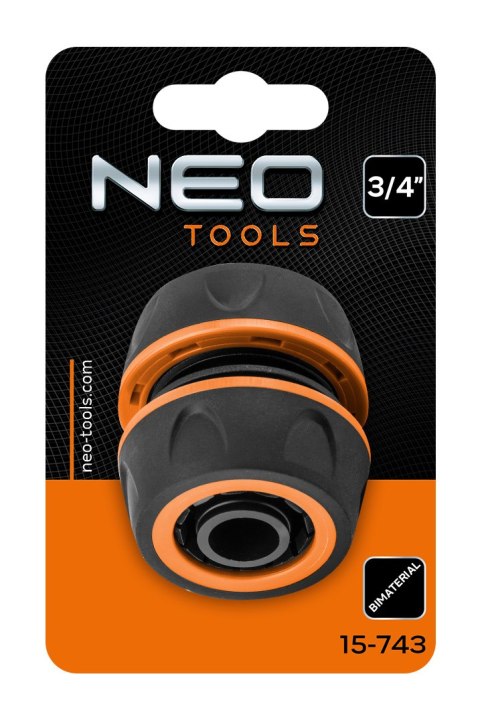 Reparator węża 3/4", dwumateriałowy