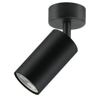 Lampa ścienno-sufitowa Maclean, punktowa, ruchoma, aluminiowa, 1xGU10, 55x100mm, kolor czarny mat, MCE451 B