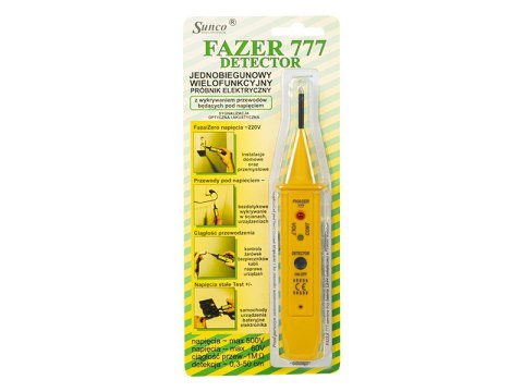 0137# Detektor fazer 777
