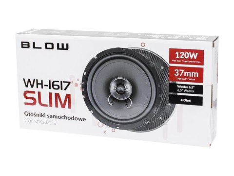 0968# Głośnik blow wh-1617 slim 6,5" 2way komplet