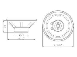 0978# Głośnik blow wh-1316 5" 2way komplet samochodowy