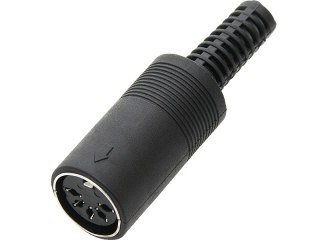 2350# Gniazdo din 180 5p na kabel