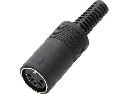 2350# Gniazdo din 180 5p na kabel