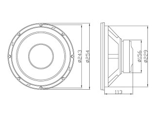 30-538# Głośnik blow a-250 4ohm