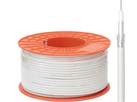 40101# Przewód koncentryczny digisat 1,0 cu plastikowa rolka