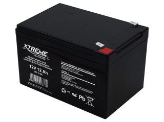 82-216# Akumulator żelowy 12v 12ah xtreme 152x75x99_6,5