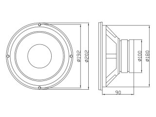 9536# Głośnik blow gdn20 8ohm