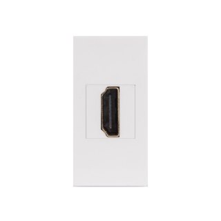 Gniazdo HDMI Maclean, pojedyncze, białe, MCE720W