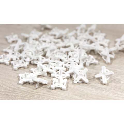 Krzyżyki dystansowe z kółkiem 1.5 mm, 100 szt.
