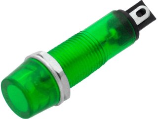 0653# Kontrolka neonowa 9mm (zielona) 230v