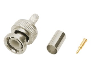 1091# Wtyk bnc 50ohm zaciskany rg58 cu